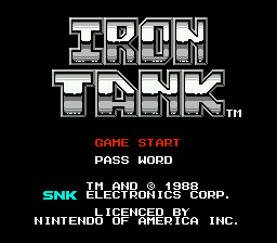 Iron Tank: The Invasion of Normandy title screenshot